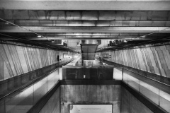BART Station BW