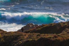 Through the wave at Big Sur