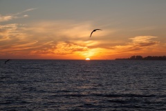 Sunset at Seacliff State Beach