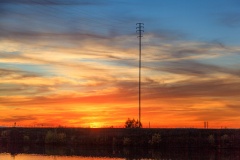 Sunset over Ryer Island