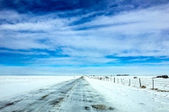 Snow road