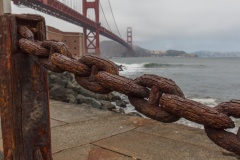 Rusted Chain with GG Bridge