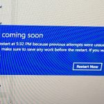 No, I do not want you to restart my machine NOW